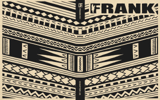 Black white pyramid typographic screenprint - book cover free wallpaper