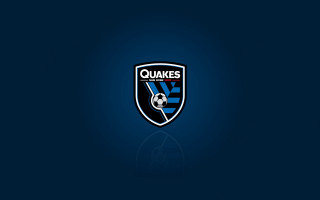 Blue black logo soccer ball - temporary art free wallpaper
