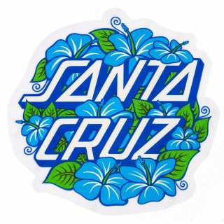 Santa cruz blue green flowers - a sticker free wallpaper