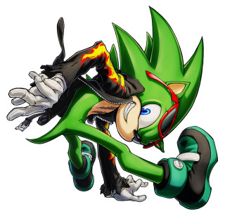 Cartoon skateboard trick green hair - adam rex free wallpaper