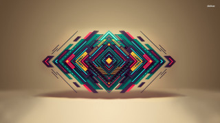 Colorful abstract geometric pattern design 2 - a geometric pattern free wallpaper