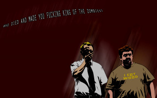 Two men standing quote wall - the wall behind them free wallpaper