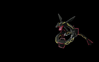 Black background red yellow dragon - dragon free wallpaper