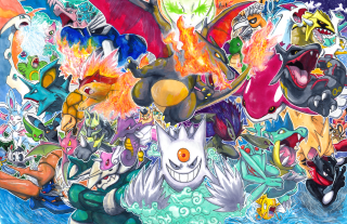 Pokemon group fireball flame spoon - a group together free wallpaper
