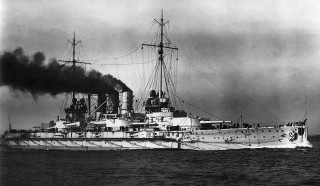 Large ship smoke stacks water 6 - 100mm free wallpaper