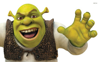 Cartoon character green face brown 2 - furry free wallpaper