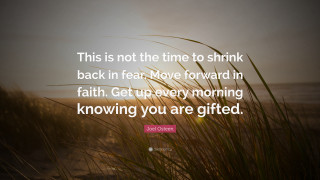 Quote fear faith move forward - famous free wallpaper