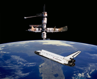 Space shuttle earth space travel - a space shuttle free wallpaper
