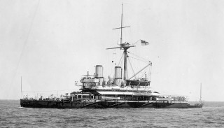 Large ship floating water boat - top of a body free wallpaper