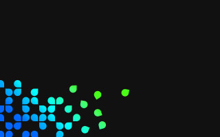 Black background blue green pattern - particle free wallpaper