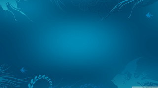 Blue background blue flower leaves - a blue flower free wallpaper