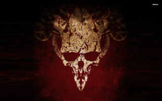Skull sunglasses dark red background - a white skull free wallpaper