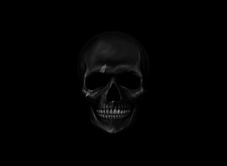 Skull dark light cigarette black - skull free wallpaper