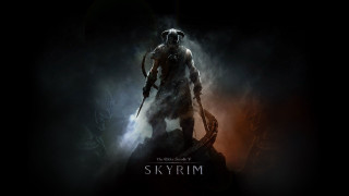 Man dark sword skyrim logo - the dark free wallpaper