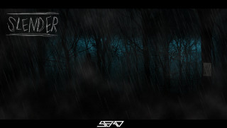 Dark forest semor sign bamboo - gloomy atmosphere free wallpaper
