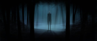Creepy person forest night standing 2 - ben templesmith free wallpaper