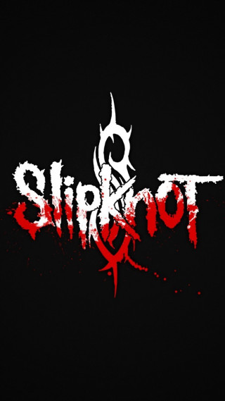 Black background red white logo 8 - metal free wallpaper