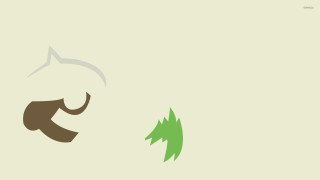 Cat tree minimalistic illustration artwork - vector curve free wallpaper