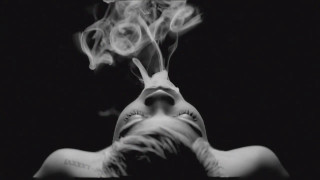 Woman cigarette smoke mouth smoking - her mouth free wallpaper