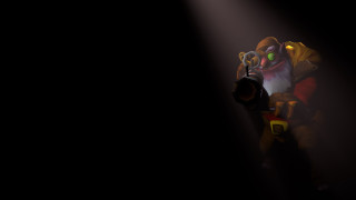 Cartoon character gun dark room 2 - dynamic lighting free wallpaper