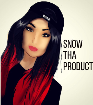 Woman hat snow tha product - a digital painting of a woman free wallpaper