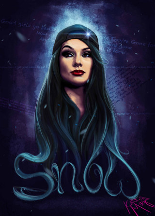 Woman long hair hat head 2 - long hair and a hat free wallpaper