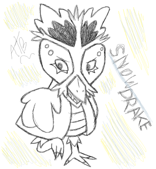Bird mohawk drawing name chest - its chest free wallpaper