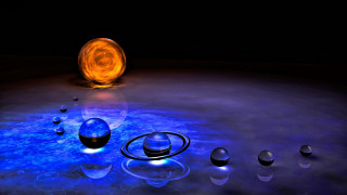 Group of objects on table - a table together free wallpaper