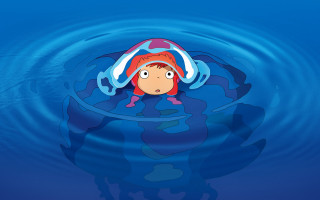 Cartoon floating water red hat - a red hat free wallpaper