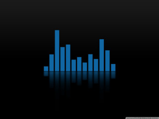 Black blue background bar chart - background free wallpaper