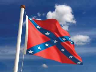 Flag stars blue sky clouds - the flag free wallpaper