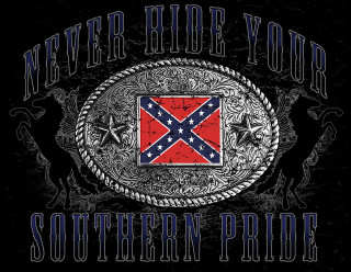 Black shirt southern pride flag - western free wallpaper