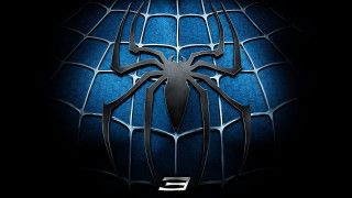 Spiderman logo blue black spider - 3 d free wallpaper
