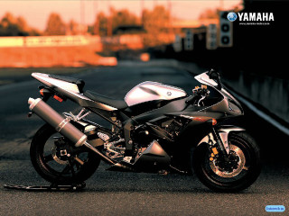 Motorcycle parked road bridge streetlight - photorealistic lighting free wallpaper