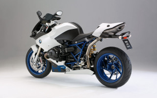 White blue motorcycle gray background - motorcycle free wallpaper