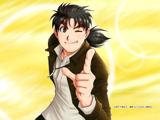 Man blackhair white shirt thumbs - his right hand free wallpaper