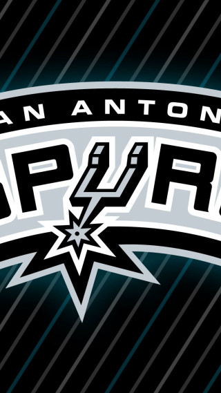 Spurs logo black background diagonal - allan brooks free wallpaper