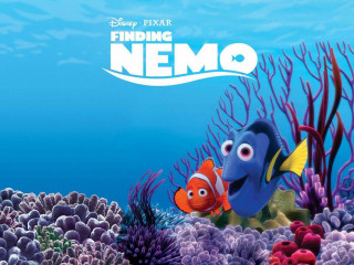 Cartoon character swimming ocean fish 3 - neoprimitivism free wallpaper