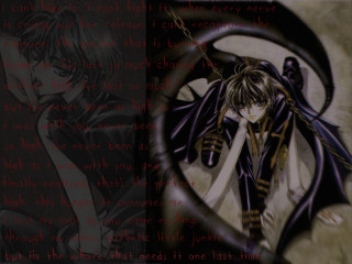 Anime couple red black background - neoexpressionism free wallpaper