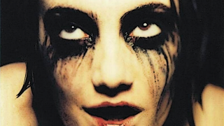 Woman black makeup face eyes - post grunge free wallpaper for desktop