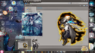 Computer screen woman costume demon - computer art free wallpaper
