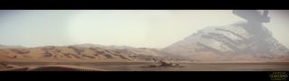 Desert large structure mountain background - a desert scene free wallpaper