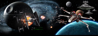 Star wars spaceship space station - war free wallpaper