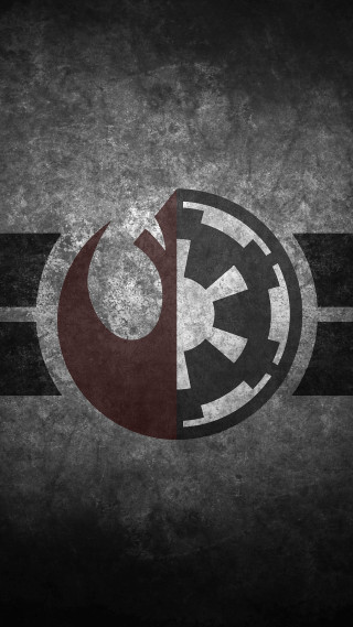 Star wars logo red white - a black stripe free wallpaper