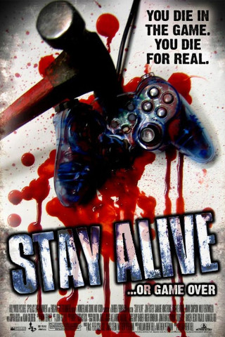 Bloody controller knife stay alive - head and the words free wallpaper
