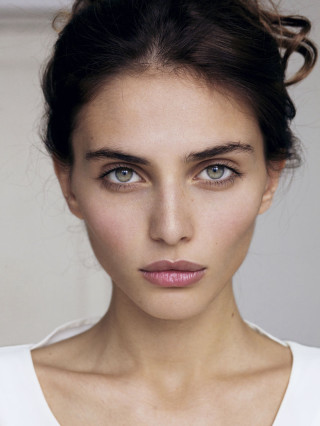 Woman white shirt hairdo flower - beautiful free wallpaper