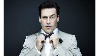 Man suit bowtie posing hands - dan scott free wallpaper
