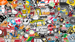 Stickers decals wall room pile - sticker free wallpaper