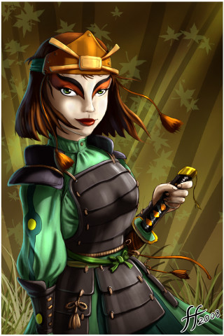 Woman green dress hat cell - a yellow object free wallpaper