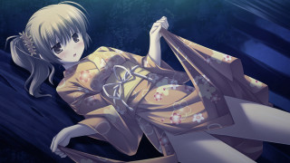 Woman kimono laying ground bag - a bag free wallpaper